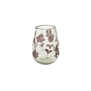Rosalie Etched Vase, Lilac, Small