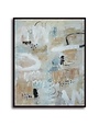 Aria Wall Art with Laguna Espresso Frame, 42 X 52, Artwork Available for Local Delivery or Pick Up