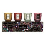 Voluspa Set Four-Candle Pedestal Set, 2.5oz., Assorted Scents