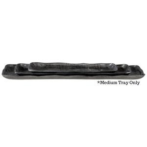 Artisan Trays, Antique Nickel, Medium, 20 X 6 in.