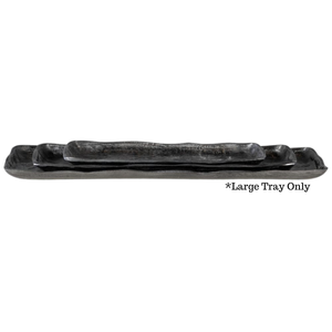Artisan Trays, Antique Nickel, Large,  24 X 8 in.