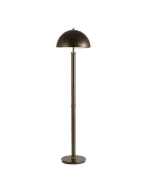 Dome Floor Lamp, Bronze, 59 in.