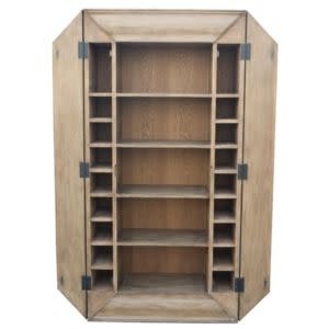 Speakeasy Cabinet, Antique Natural, 83 X 40 X 18, Furniture Available for Local Delivery or Pick Up