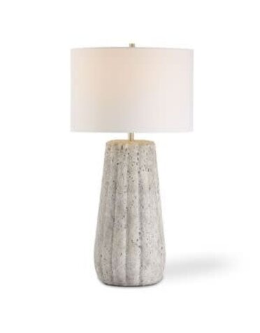 Old-World Style Ceramic Table Lamp, Weathered Stone, 28 in., Lighting Available for In-Store or Local Pickup