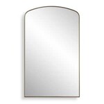 Tordera Arch Mirror, Brass, 24 X 40