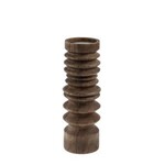 Sedona Pillar Candle Holder, Stained Wood, 12 in.