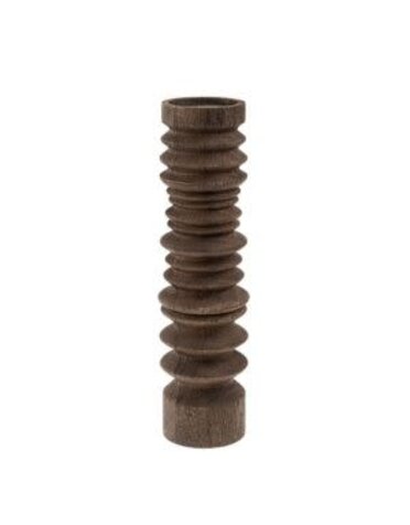 Sedona Pillar Candle Holder, Stained Wood, 16 in.