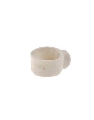 Marble Mini Dish, White, 2 X 1.25 in.
