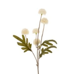 Pom Pom Spray, White, 20 in.