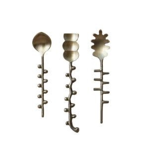 Brass Formed Spoon, Assorted Styles, 5.75 in.