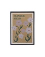 Flower Field Textured Wall Art in Wood Frame, Multi Color, 19.75 X 27.5 in.