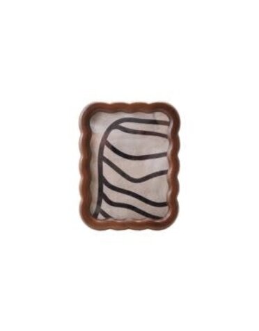 Rubberwood Scalloped Photo Frame, 6 x 8 in.