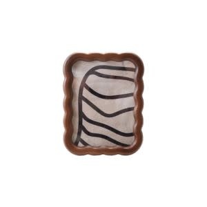 Rubberwood Scalloped Photo Frame, 6 x 8 in.