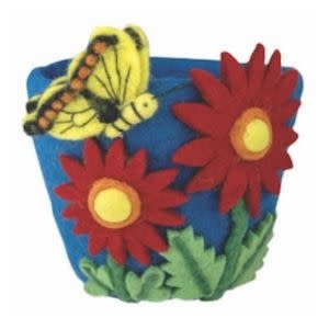 dZi Handmade Felt Pot: Cosmos