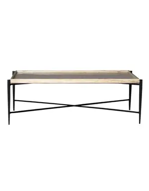 Rice Coffee Table, 16'' H X 48'' L X 28'' W