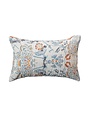 Cotton Voile Printed Lumbar Pillow, 14"x 9"