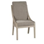 Ariel Dining Chairs/ White Washed/ Anew Gray/ set of 2