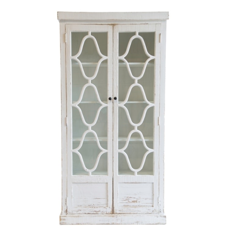 Maribelle Cabinet, Antique White 92x48x17, last one