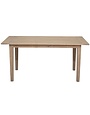 Oak Wood Planked Table, Natural, 63 x 39 x 29.5 Furniture Available for Delivery or Pick Up