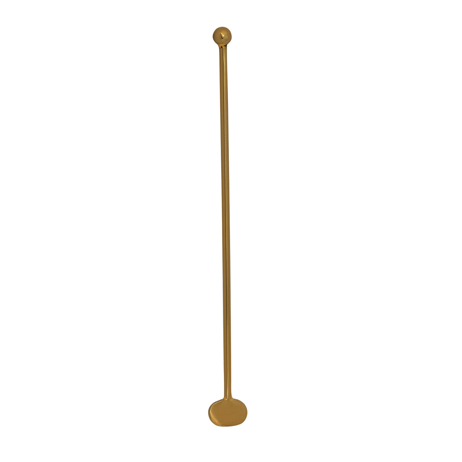 Stainless Steel Cocktail Stirrer, Brass Finish