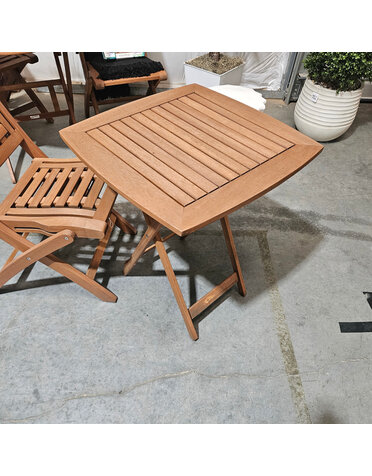 Eucalyptus Square Bistro Table,  Furniture Available for Local Delivery or Pick Up