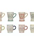 Hazel Mazel Hand-Painted Stoneware Mug, Assorted Designs and Sayings, 4.75 in.