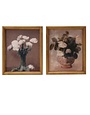 Wood Framed Flowers in Vase Wall Art, Assorted Designs, 10"x 12"