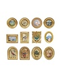 Resin Mini Framed Art Magnet, Assorted, 3"x 4"