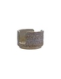 Stoneware Sponge Holder, White Reactive Glaze, 4 X 2.5 in.