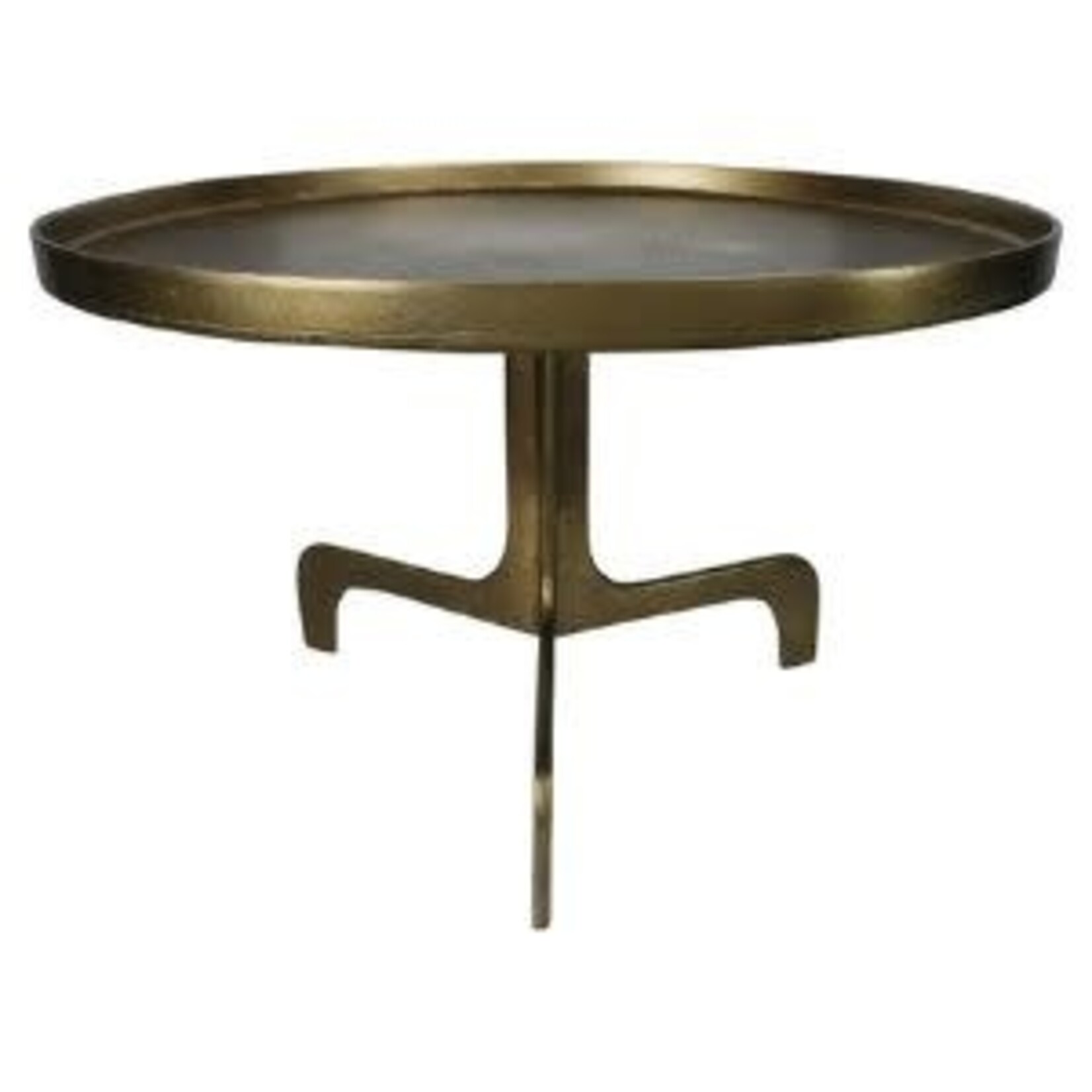 Carr Coffee Table, Brass, 25.5 x 15 x 25.5