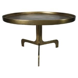 Carr Coffee Table, Brass 25.5 x 15 x 25.5 Furniture Available for Delivery or Pick Up