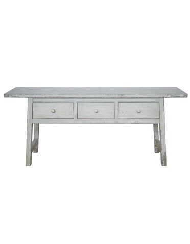 Reclaimed Wood Table w/ 3 Drawers, 58"x 16"x 25"