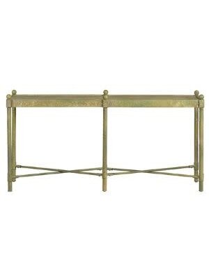 Faux Bamboo Table, 60.5 x 15 x 30.5 Furniture Available for Local Delivery and Pick Up