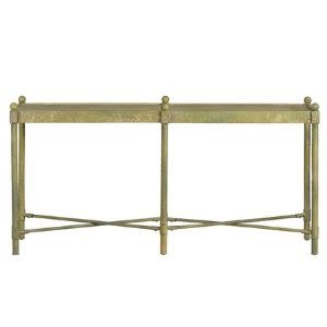 Faux Bamboo Table, 60.5 x 15 x 30.5 Furniture Available for Local Delivery and Pick Up