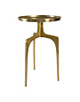 Kenna Accent Table, Gold, 16 X 16 X 25, Furniture Available for Local Delivery or Pick Up