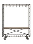 Metal Cart & Bench w/ Hooks, 62"x 15"x 78" Available for special order