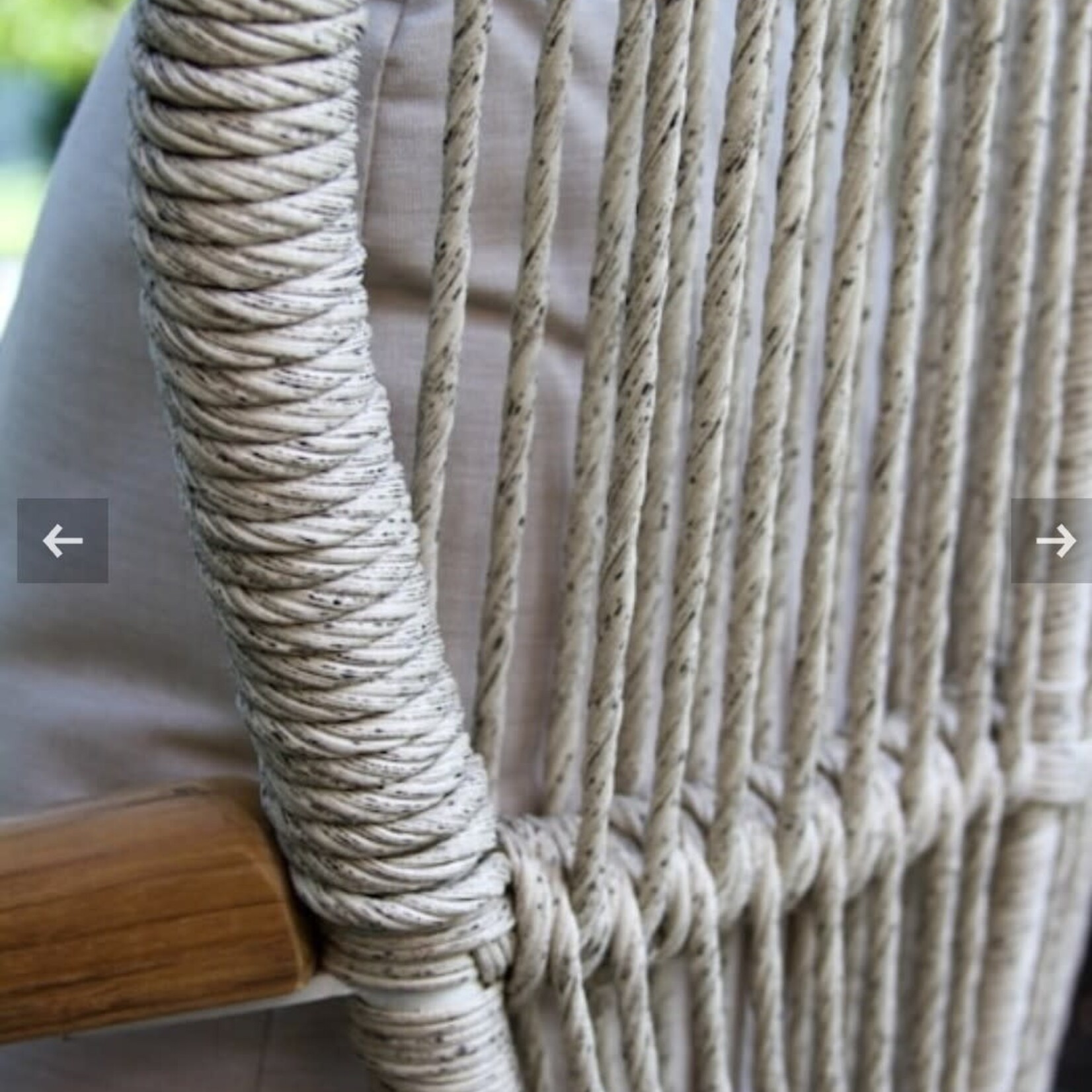 Wicker Patio Chair, Set of Two, 36 X 33 X 44