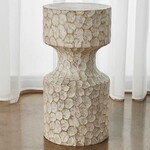 Whittled Accent Table, 11 x 22