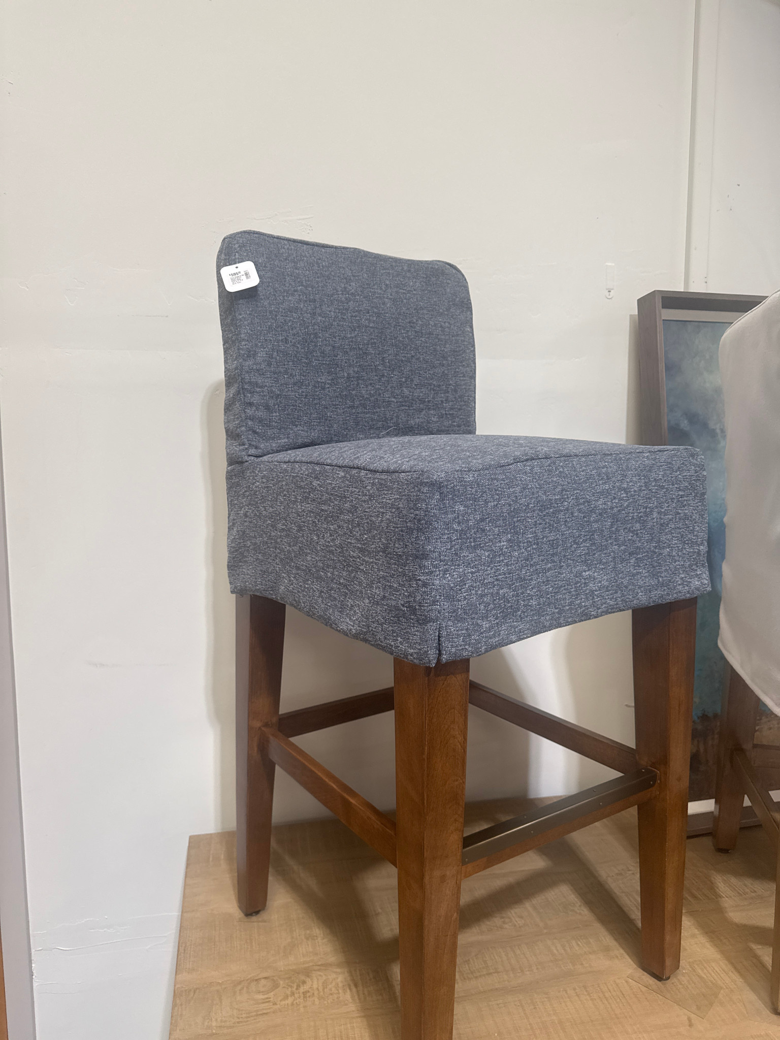 Four Seasons Four Seasons Bar Height Stool, Albert Slate, 18.5 X 21.5 X 43.5, Furniture Available for Local Delivery or Pick Up