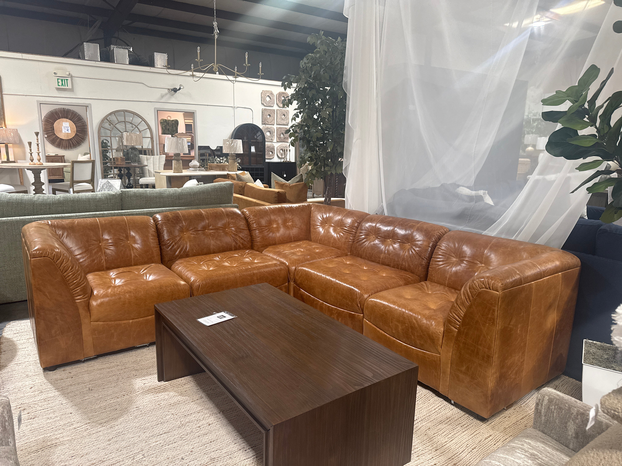 Precedent Fleetwood Sectional, Three-Piece, 101 X 101 X 30, Furniture Available for Local Delivery or Pickup