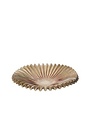 Reactive Glaze Pleated Syllable Bowl, 17.5 in., Decor Available for Local Pick Up