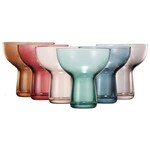 Khen Crystal Stemless Margarita Glasses, 10 oz., Set of 6