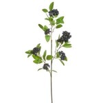 Dark Blue Berry Spray, 34 in.