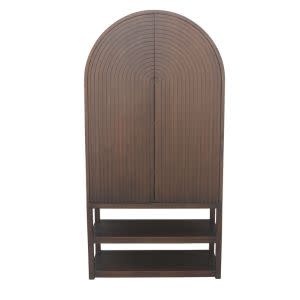 Octavia Bar Cabinet, Java, 39 X 19 X 78, Furniture Available for Local Delivery or Pick Up