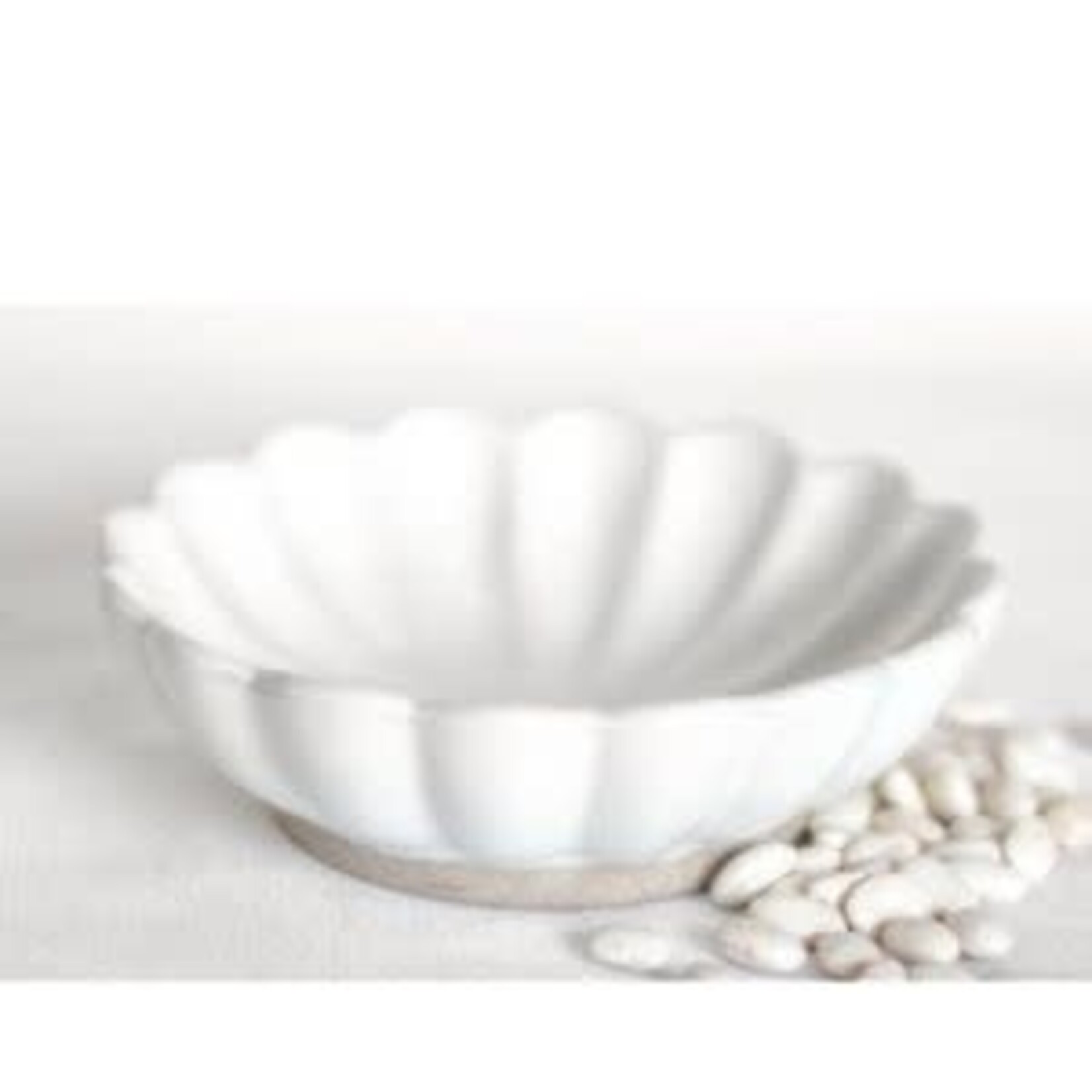 Scalloped Ceramic Bowl, 5 in.