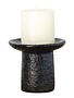 Black Candle Pedestal Candle Holder, 4 in.