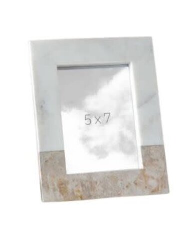 Marble Photo Frame, Beige, 5 X 7 in.