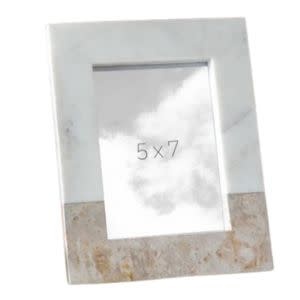 Marble Photo Frame, Beige, 5 X 7 in.