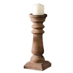 Wood Candle Holder, 14 in.