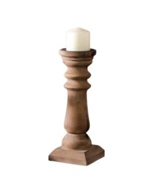 Wood Candle Holder, 14 in.
